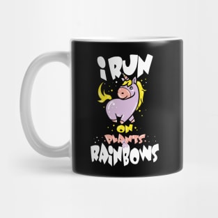 Funny Vegan Shirts I diet veggies unicorn gift Mug